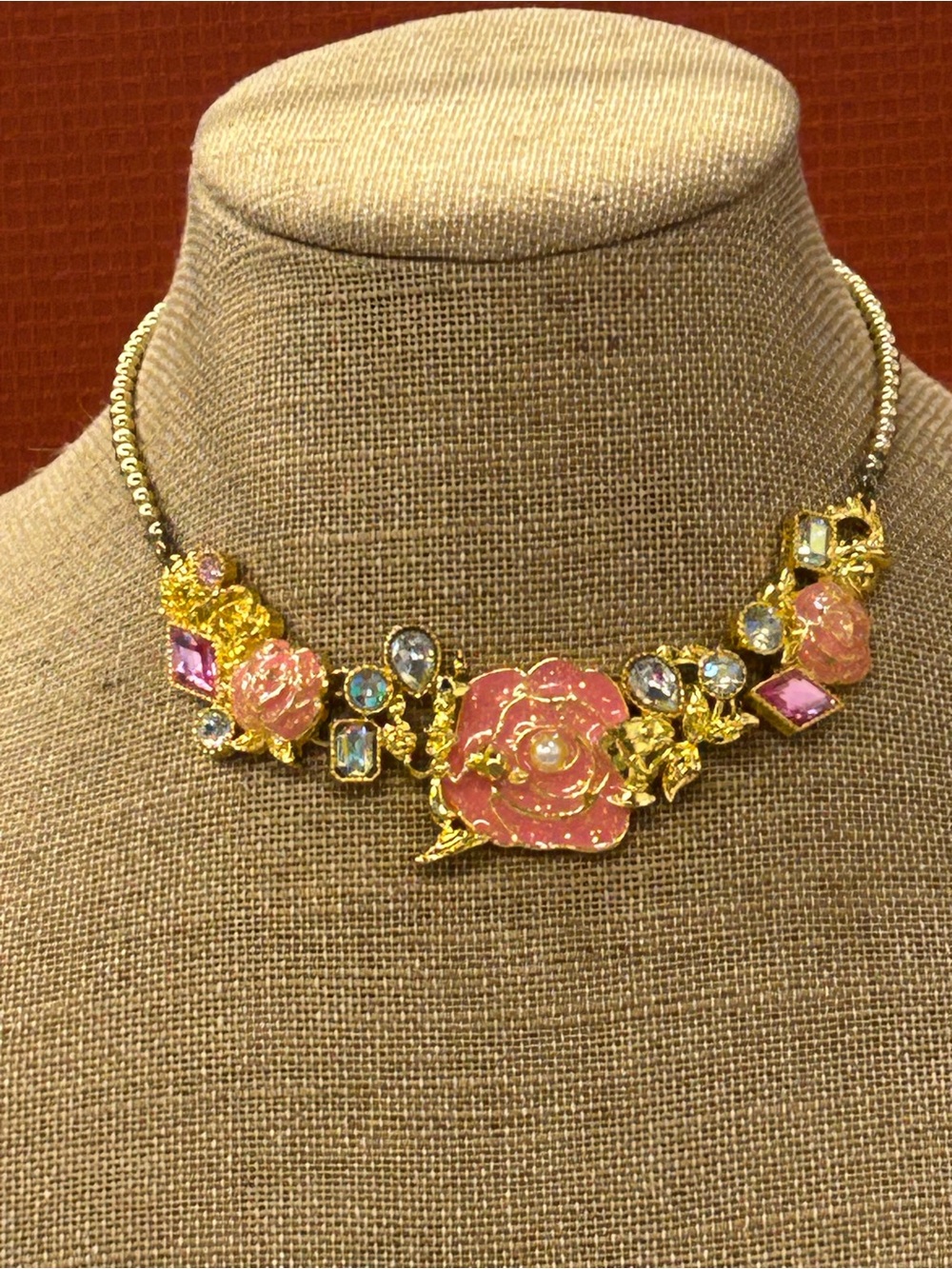 Disney Belle Beauty and the Beast princess necklace